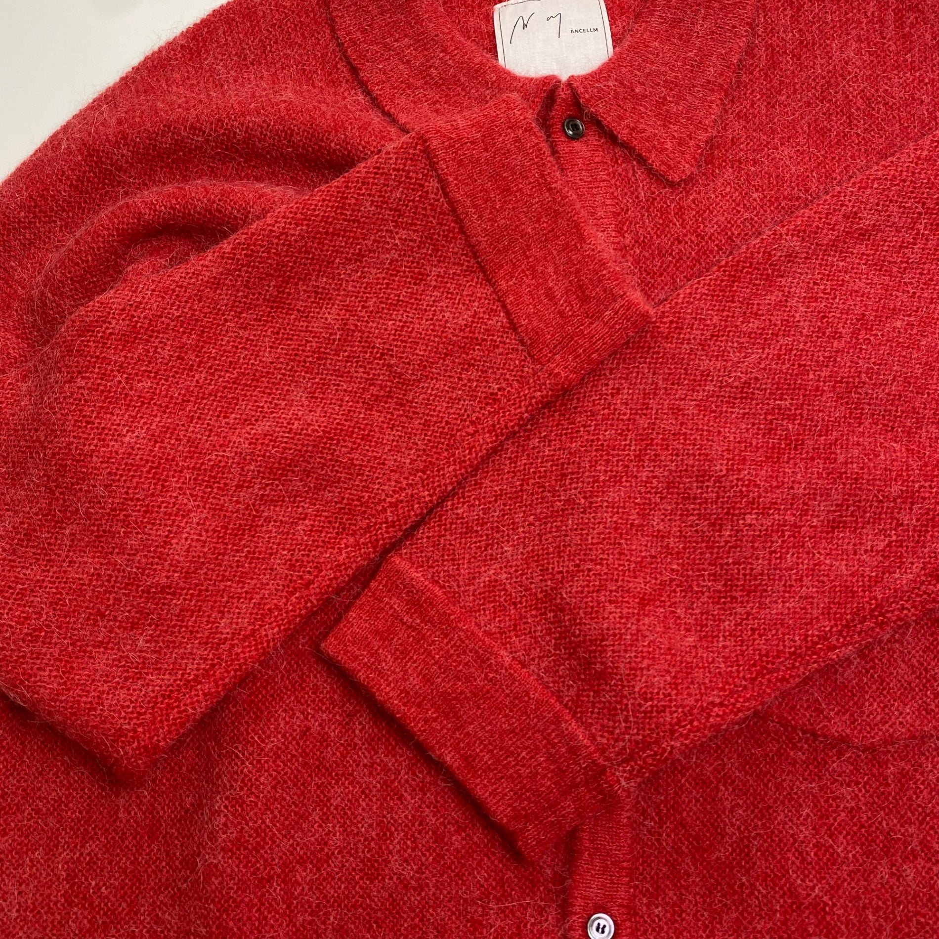 ANCELLM アンセルム / KIMONO KNIT SHIRT ニットシャツ 25AW SIZE:2