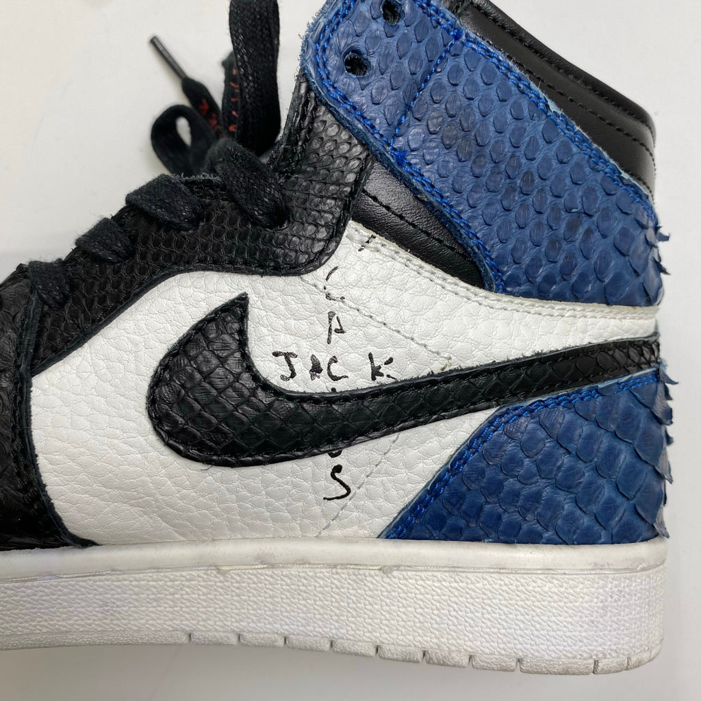 STAN GLS スタン ジーエルエス S.CURVE STUDIO / AJ1 TRAVIS パイソンカスタム 参考定価：300,000程度 SIZE：9(27cm程度)