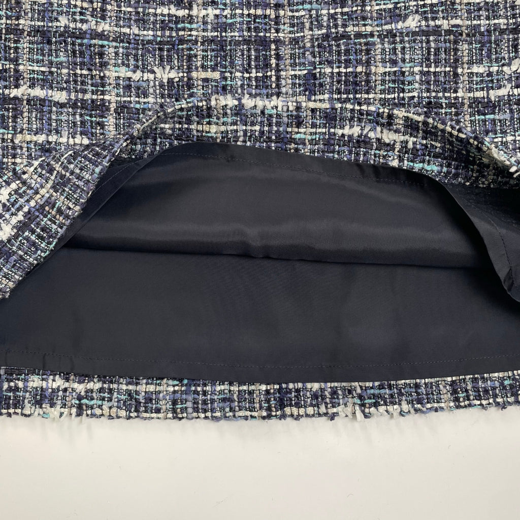 courreges クレージュ / ロゴチェーン付 ツイードスカート 参考定価：30,000程度 SIZE:38