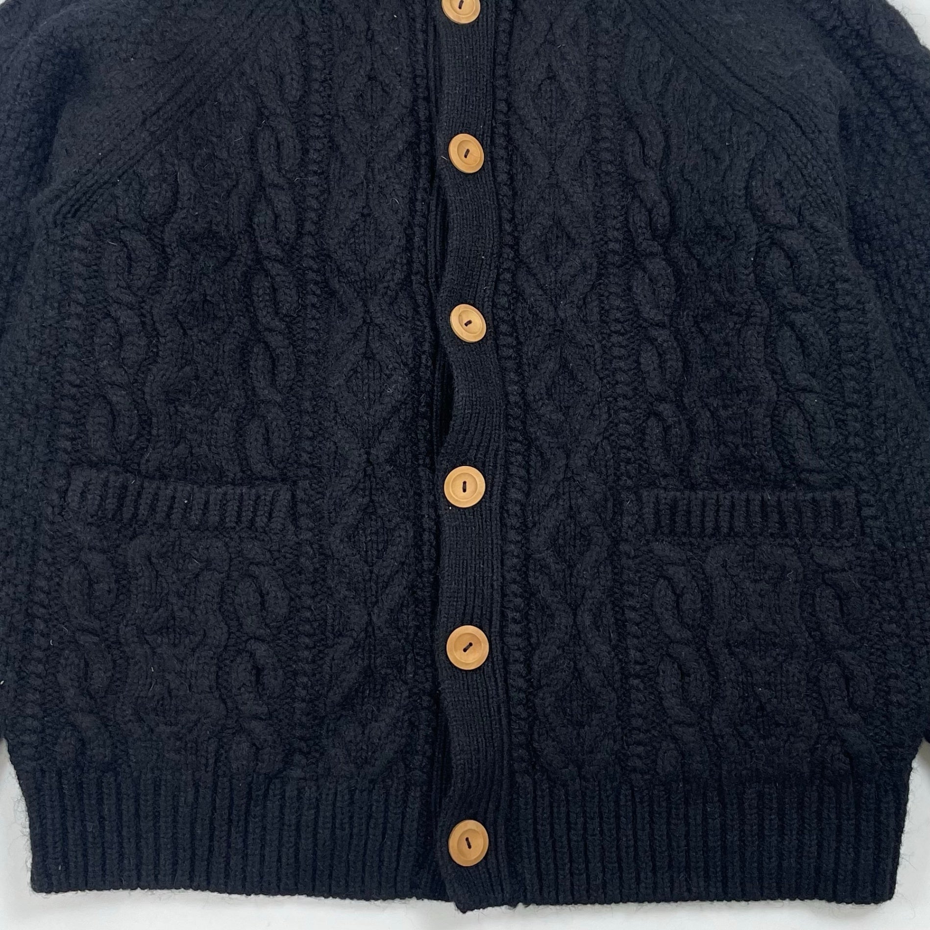 FREAK'S STORE フリークスストア / ケーブルニットジャケット ウッドボタン  SIZE:S