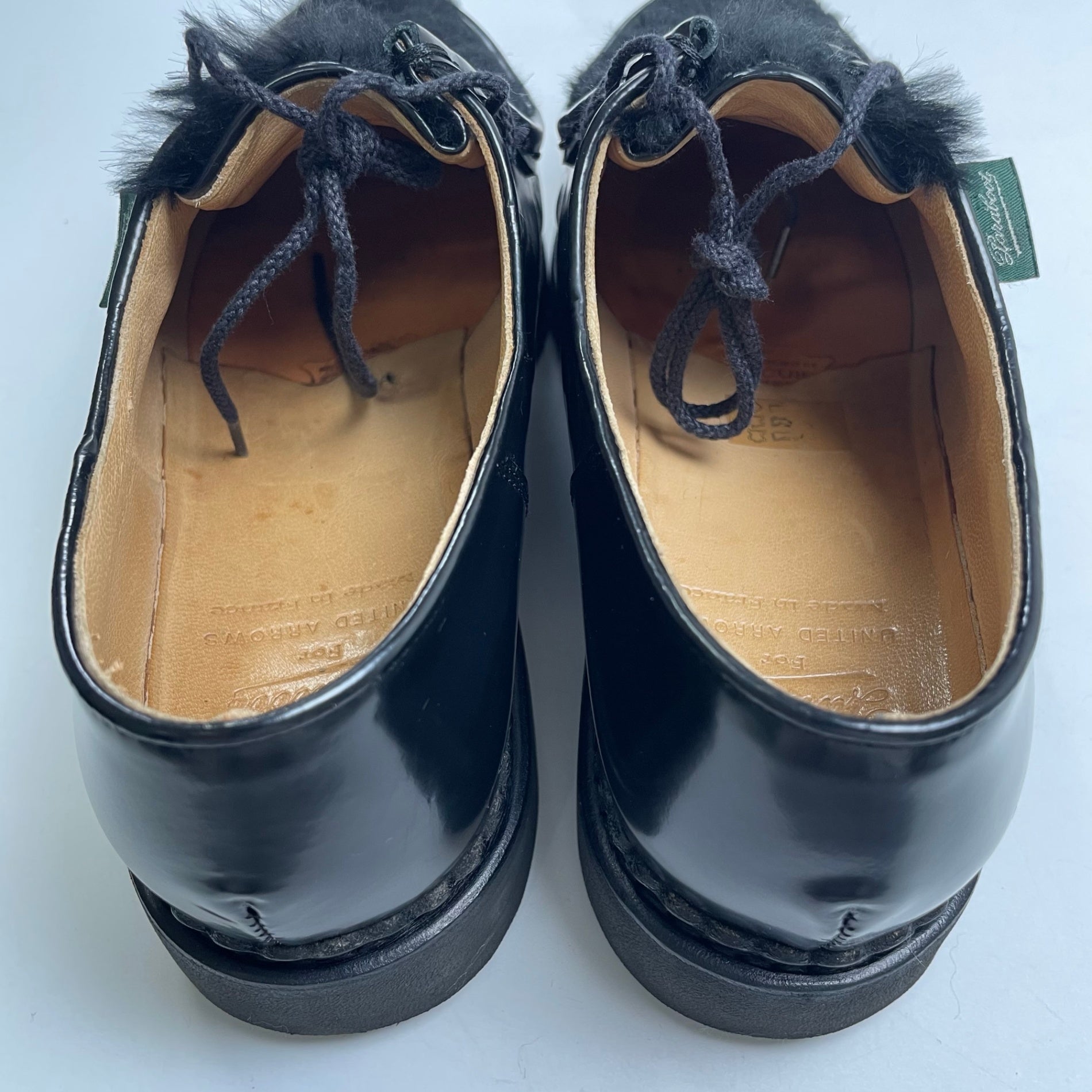 Paraboot × UNITED ARROWS パラブーツ ユナイテッドアローズ / チロリアンシューズ レッキスファー ブラック 参考定価：65,000+tax SIZE:5(24.5cm)