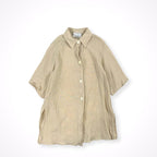 MaxMara / ピュアリネンロングシャツ 白タグ 参考定価：60,000程度 SIZE:38