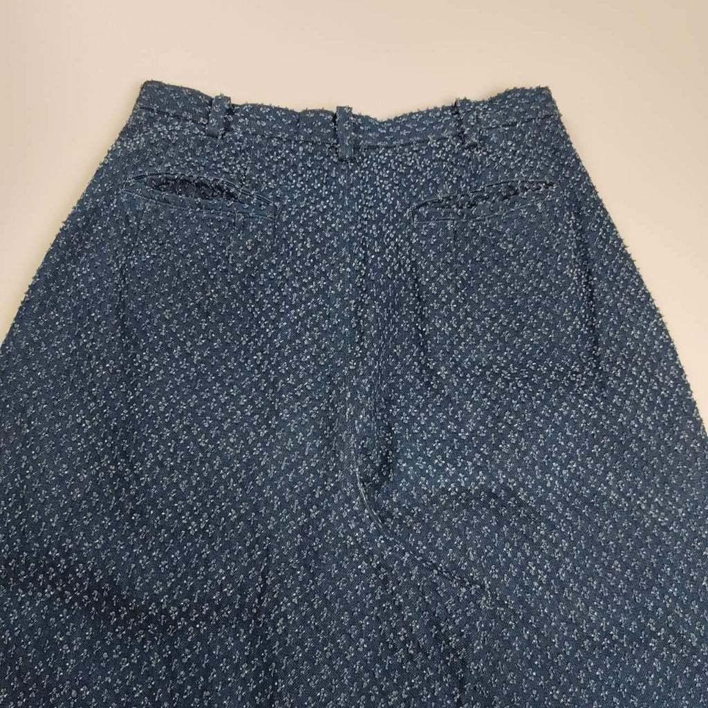 ANREALAGE アンリアレイジ / ハカマデニム 袴 ファンシーツイード インディゴ 参考定価：40,000程度 SIZE:40