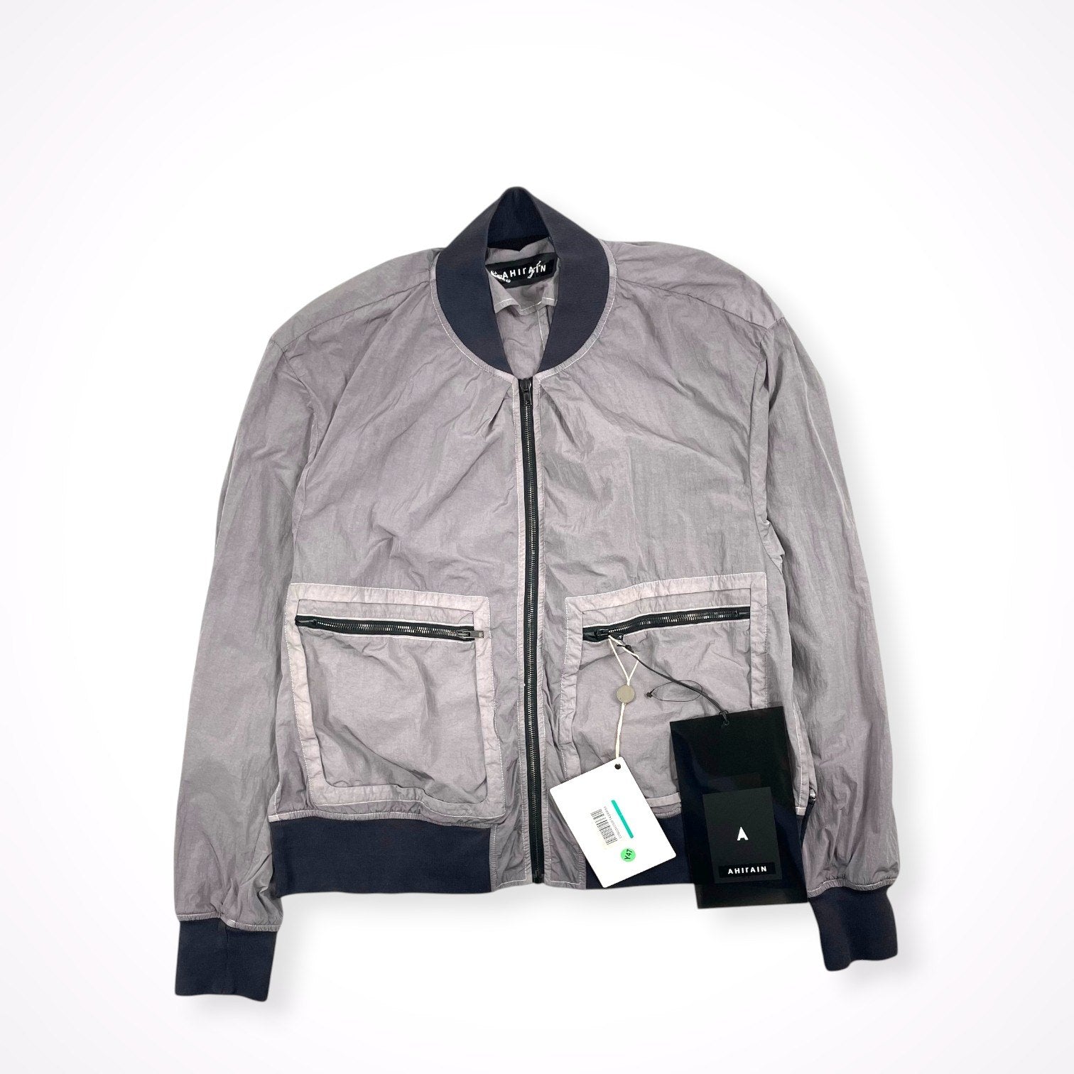 AHIRAIN / ナイロンブルゾン 未使用品 参考定価：80,000程度 SIZE:M