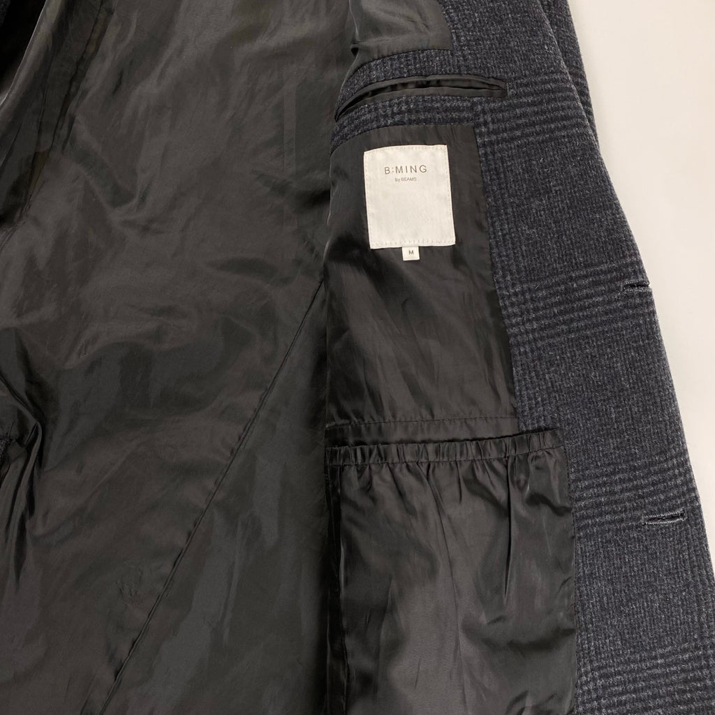B:MING by BEAMS ビーミング バイ ビームス / タスマニアチェスターコート グレー 参考定価：26,000+tax SIZE:M