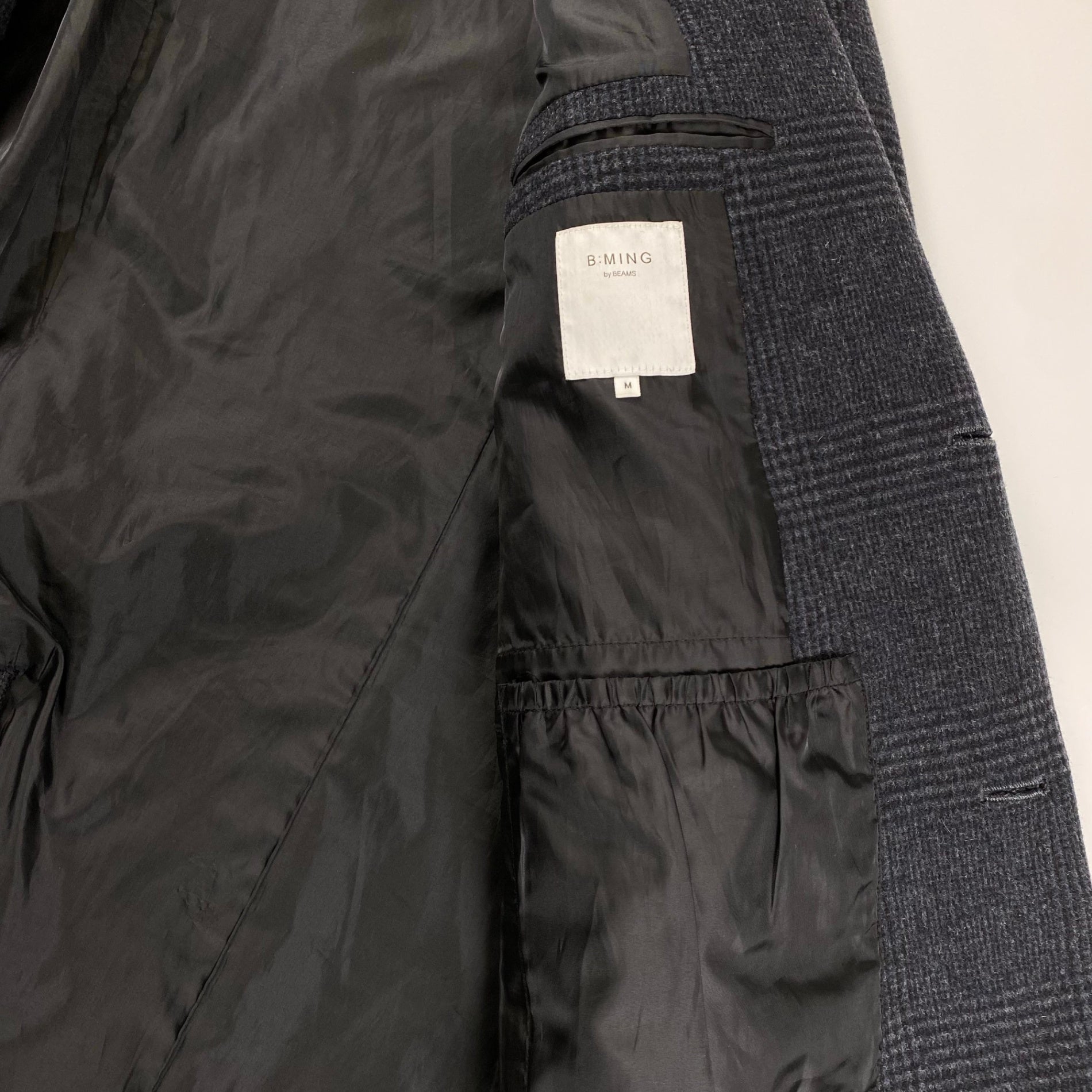 B:MING by BEAMS ビーミング バイ ビームス / タスマニアチェスターコート グレー 参考定価：26,000+tax SIZE:M