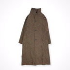 IM MEN ISSEY MIYAKE / MELANGE TWEEDハイネックコート LA23FA121 参考定価：150,000程度 SIZE:3