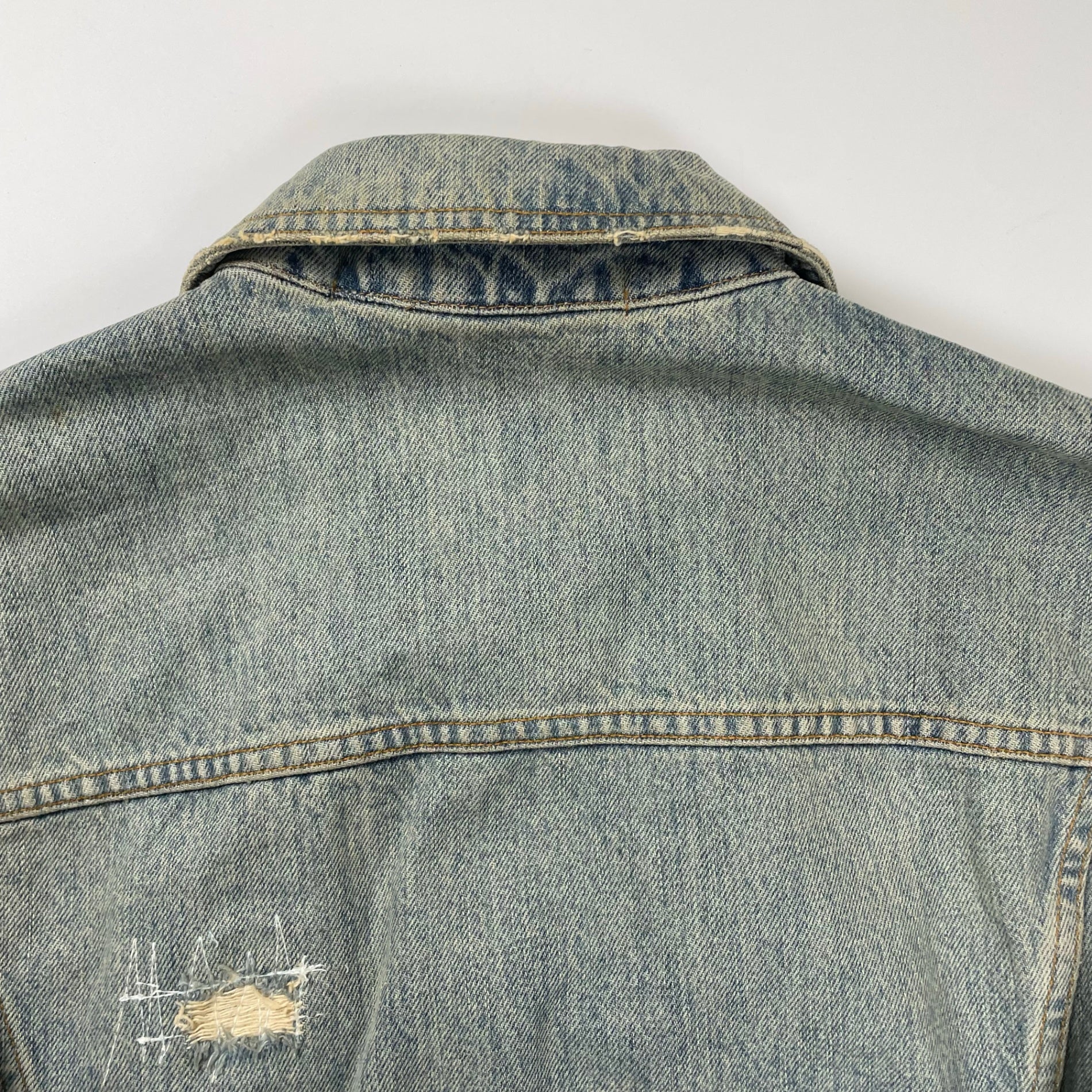 DOLCE＆GABBANA ドルチェ＆ガッバーナ / 02AWクラッシュデニムジャケット インディゴ  SIZE:46