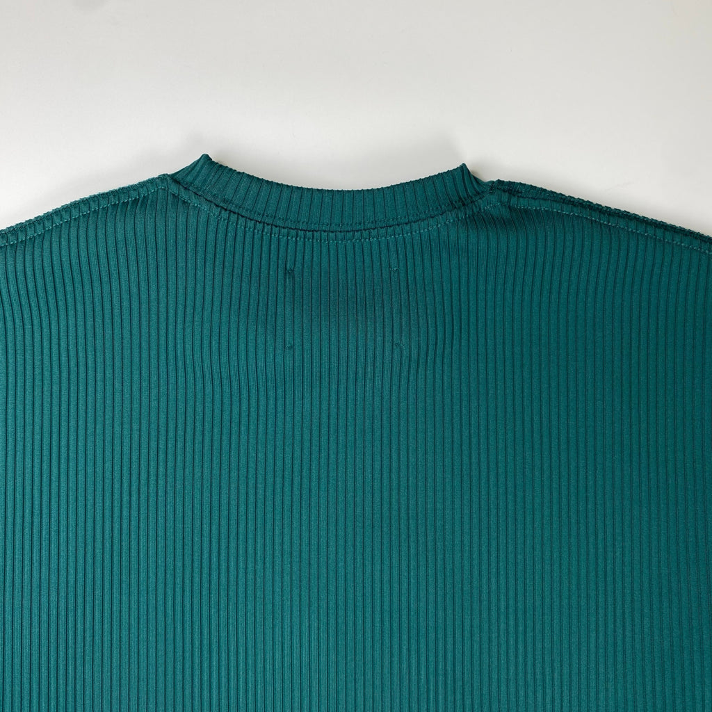 MAISON SPECIAL メゾンスぺシャル / オメガリブプライムオーバーロングスリーブTシャツ グリーン SIZE：01(L程度)