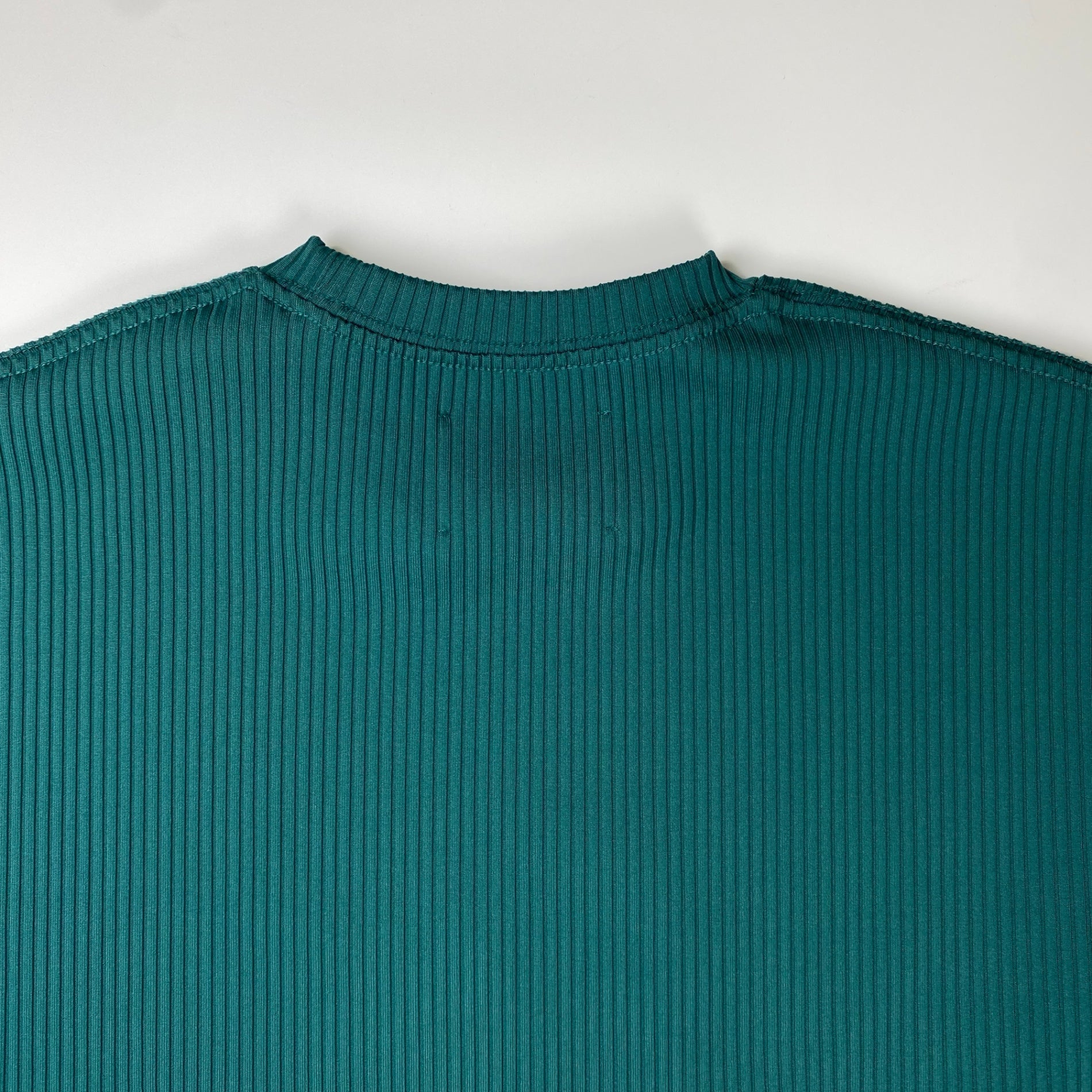 MAISON SPECIAL メゾンスぺシャル / オメガリブプライムオーバーロングスリーブTシャツ グリーン SIZE：01(L程度)