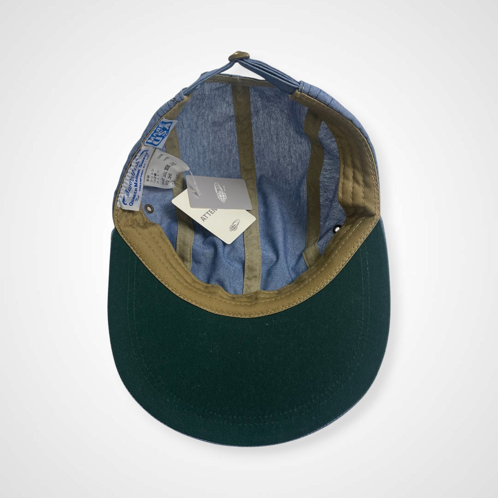 QUAKER MARINE SUPPLY × BEAMS PLUS  クエーカー マリン サプライ ビームスプラス / Swordfish Cap ロングビル キャップ シャンブレー 参考定価：12,000+tax