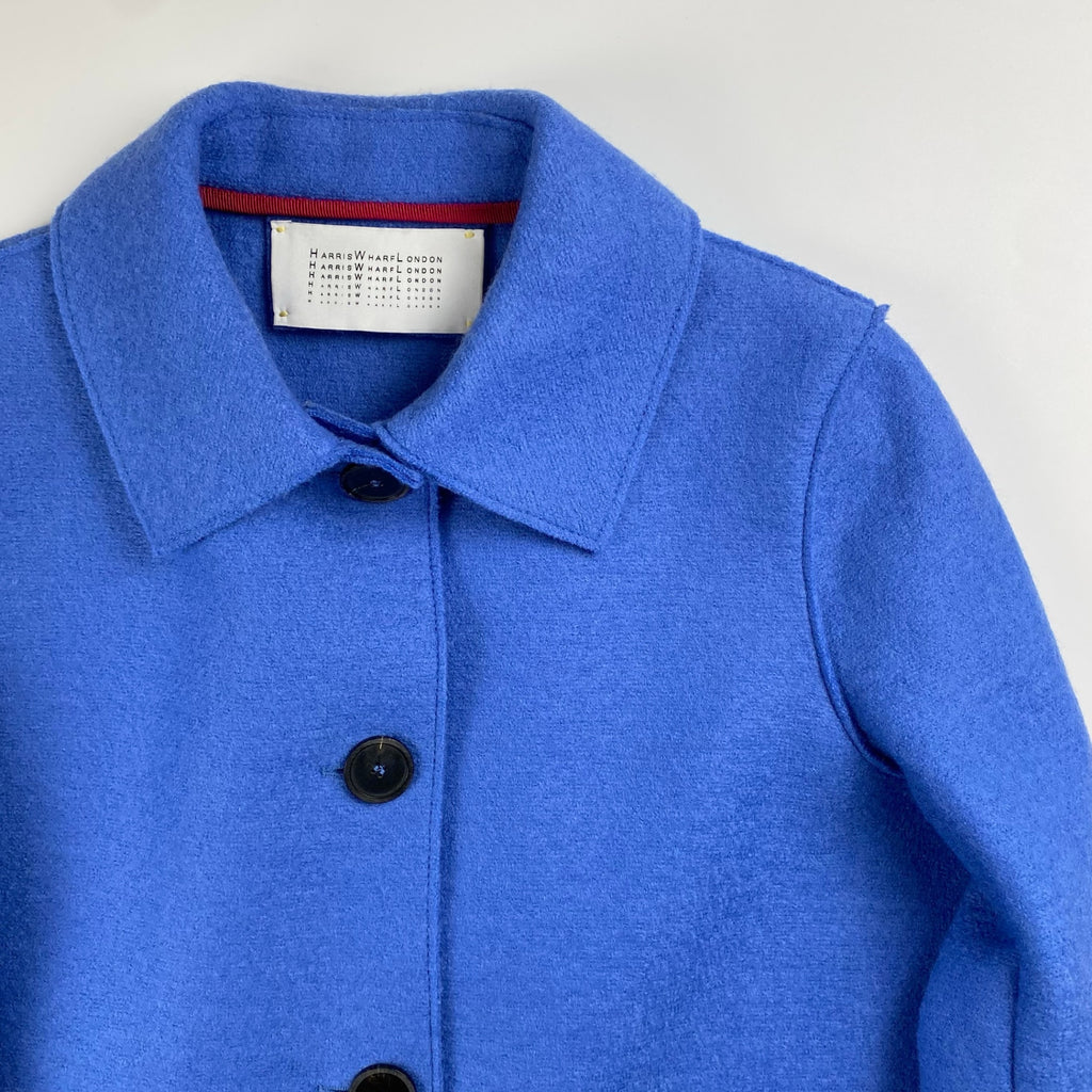 HARRIS WHARF LONDON ハリス ワーフ ロンドン / ローデンコート 圧縮ウール コート メルトン SIZE:40