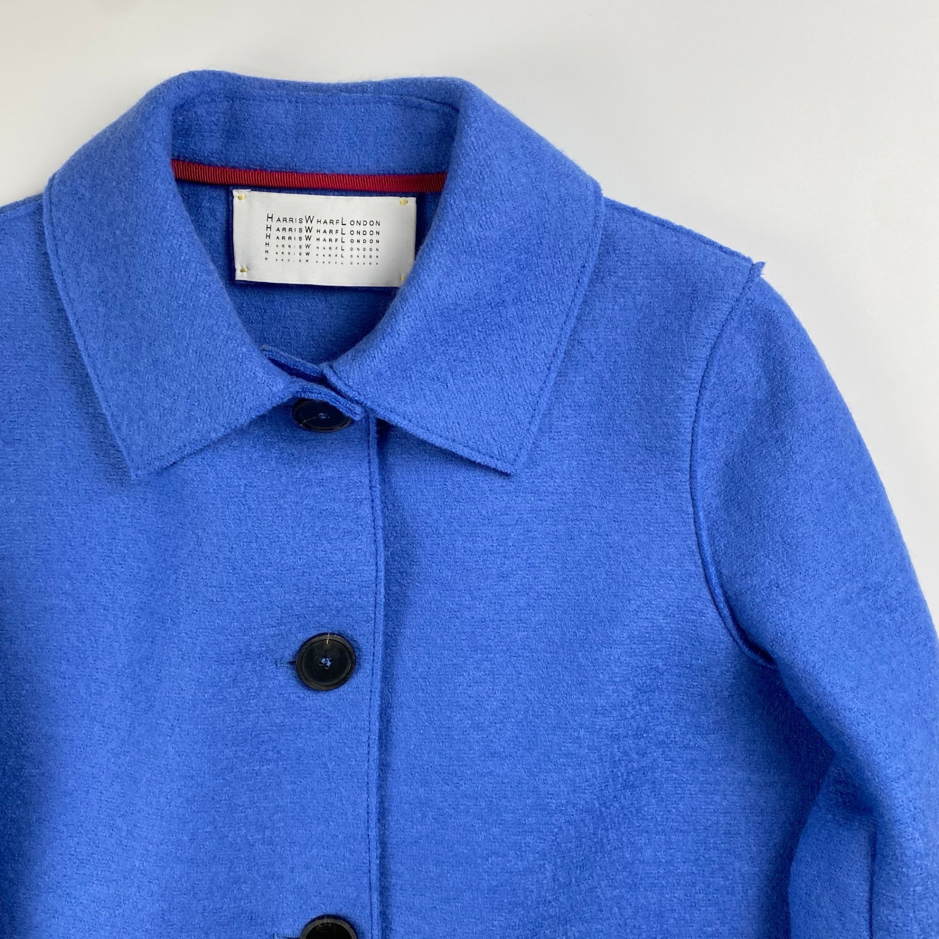 HARRIS WHARF LONDON ハリス ワーフ ロンドン / ローデンコート 圧縮ウール コート メルトン SIZE:40