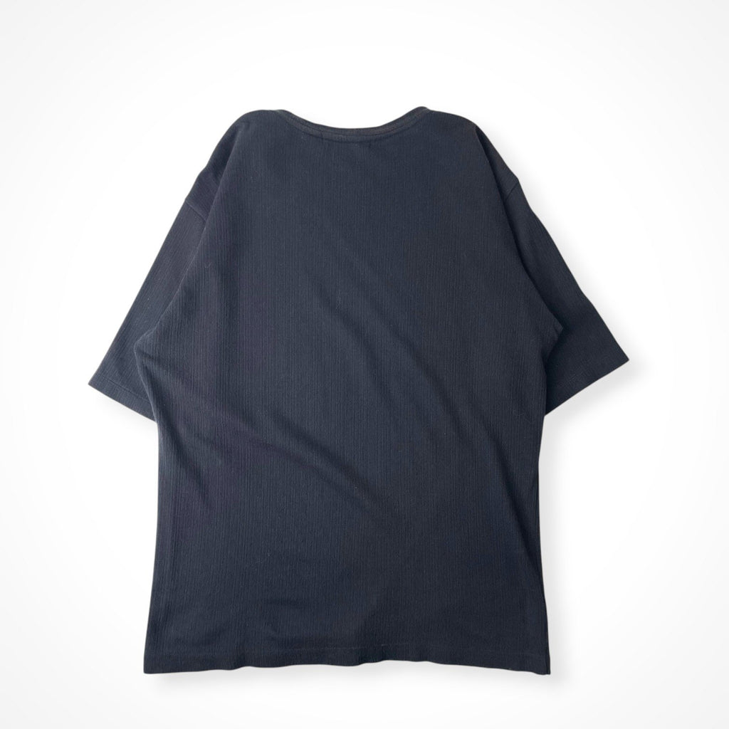 ISSEY MIYAKE MEN / 凹凸タイトリブTEE ブラック SIZE:1