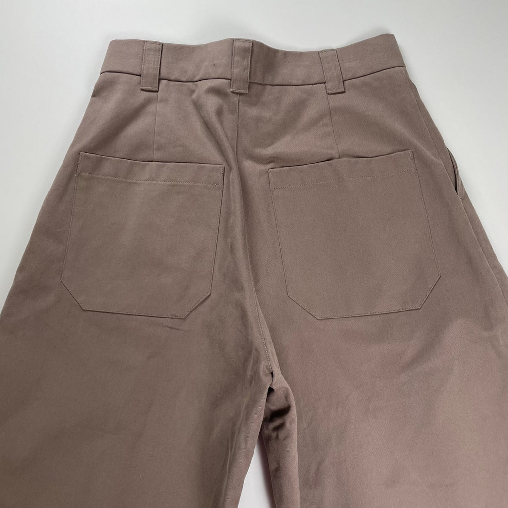 STUDIO NICHOLSON スタジオ ニコルソン / SORTE PEACHED COTTON TWILL PLEAT PANTS ワイドパンツ 参考定価：43,000+tax SIZE:1