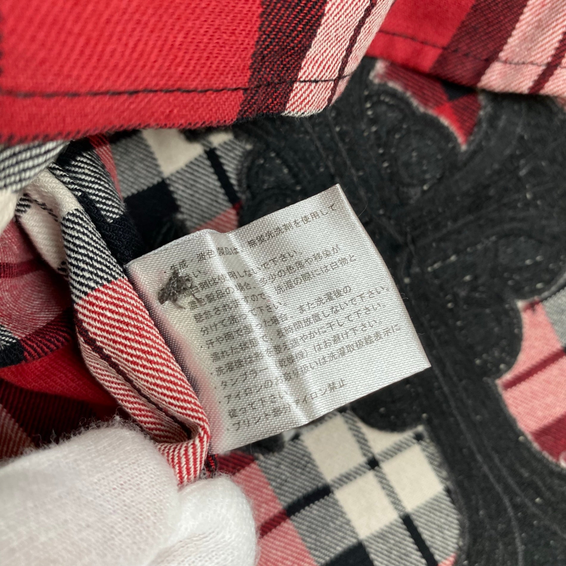 vanson × 「クローズ」武装戦線 バンソン / スカルクロスチェックシャツ T.F.O.A 未使用 参考定価：15,800+tax SIZE:L