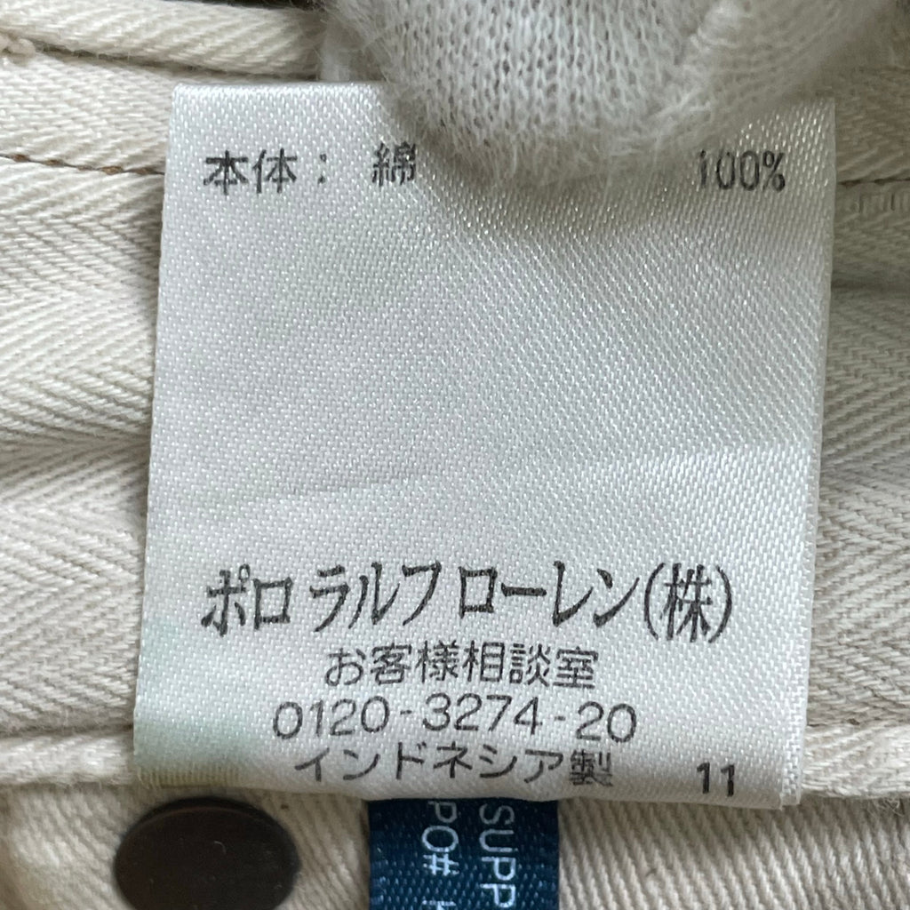 POLO by RALPH LAUREN ポロ バイ ラルフローレン / SAFARI CANVAS ペンキ加工  ダブルニーダックパンツ SIZE:W29 L30