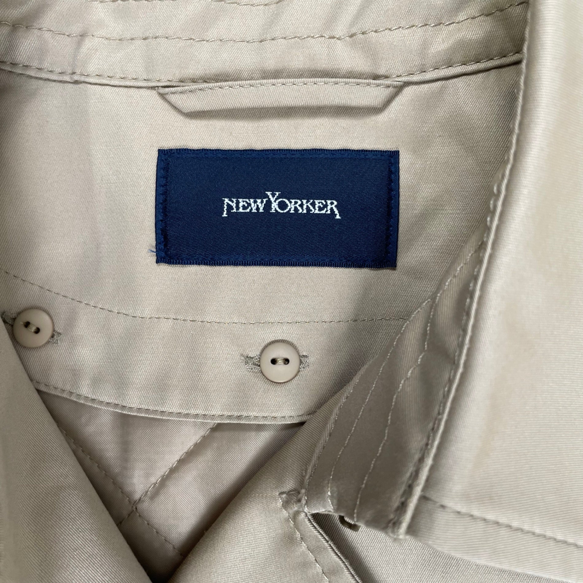 NEWYORKER ニューヨーカー / ベンタイルギャバジン トレンチコート（ライナー付) 参考定価：59,000+tax SIZE:13