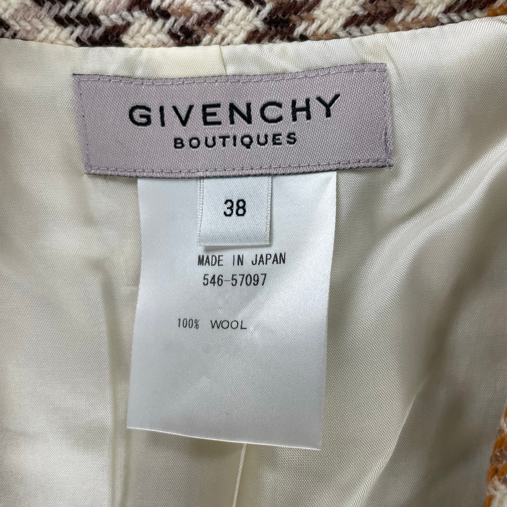 GIVENCHY ジバンシー / ウール ハウンドトゥースセットアップ 参考定価：100,000程度 SIZE:38