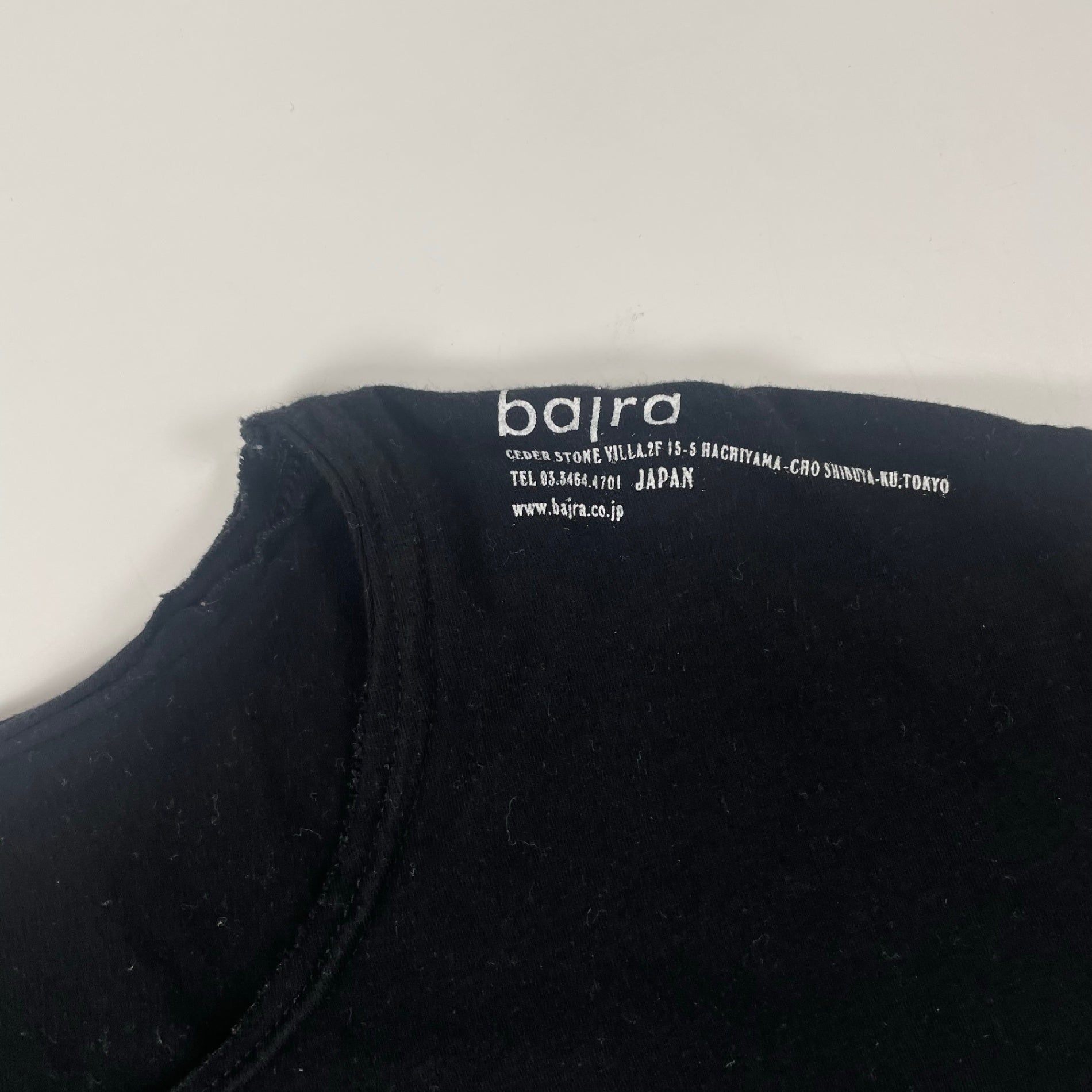 bajra / シアーロゴTEE 参考定価：18,000程度 SIZE:M程度
