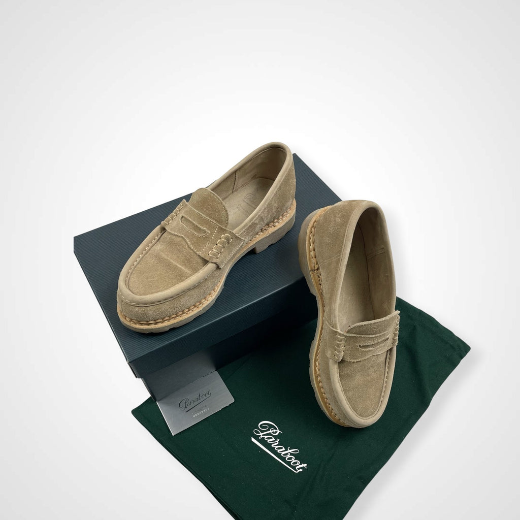 Paraboot パラブーツ / NANTESスウェードローファー 美品 箱付 参考定価：76,000+tax SIZE:5.5(24-24.5cm)