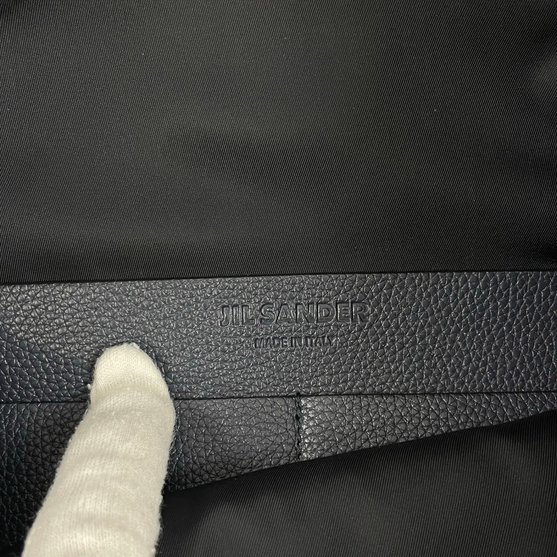 JIL SANDER ジルサンダー / XIAO 2wayトートバッグ ネイビー 参考定価：158,000+tax