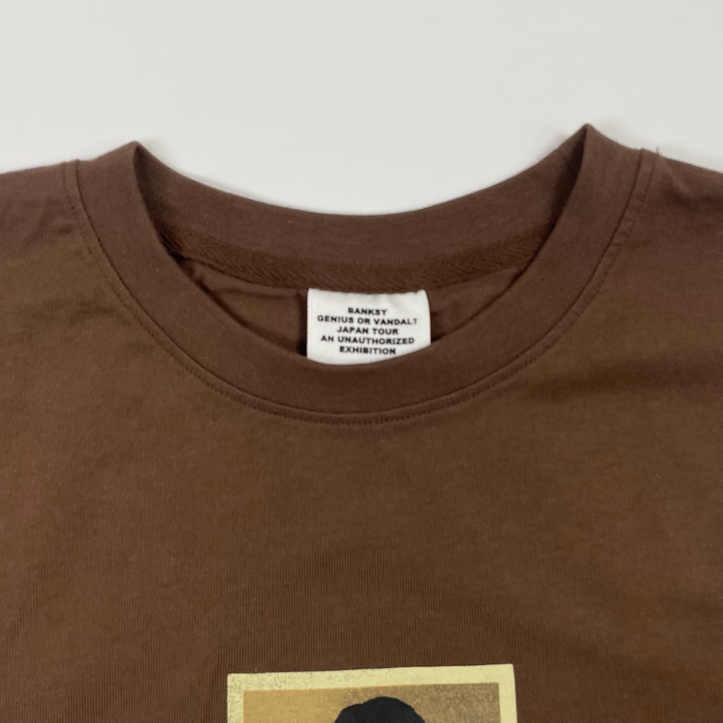 BANKSY バンクシー / オフィシャルプリントTEE 日本ツアー GENIUS or VANDAL SIZE:S