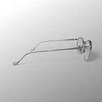 【極美品】 金子眼鏡 premium / KMP-24 ATS クラウンパント SILVER925 度なしクリアレンズ SIZE：47□21 137