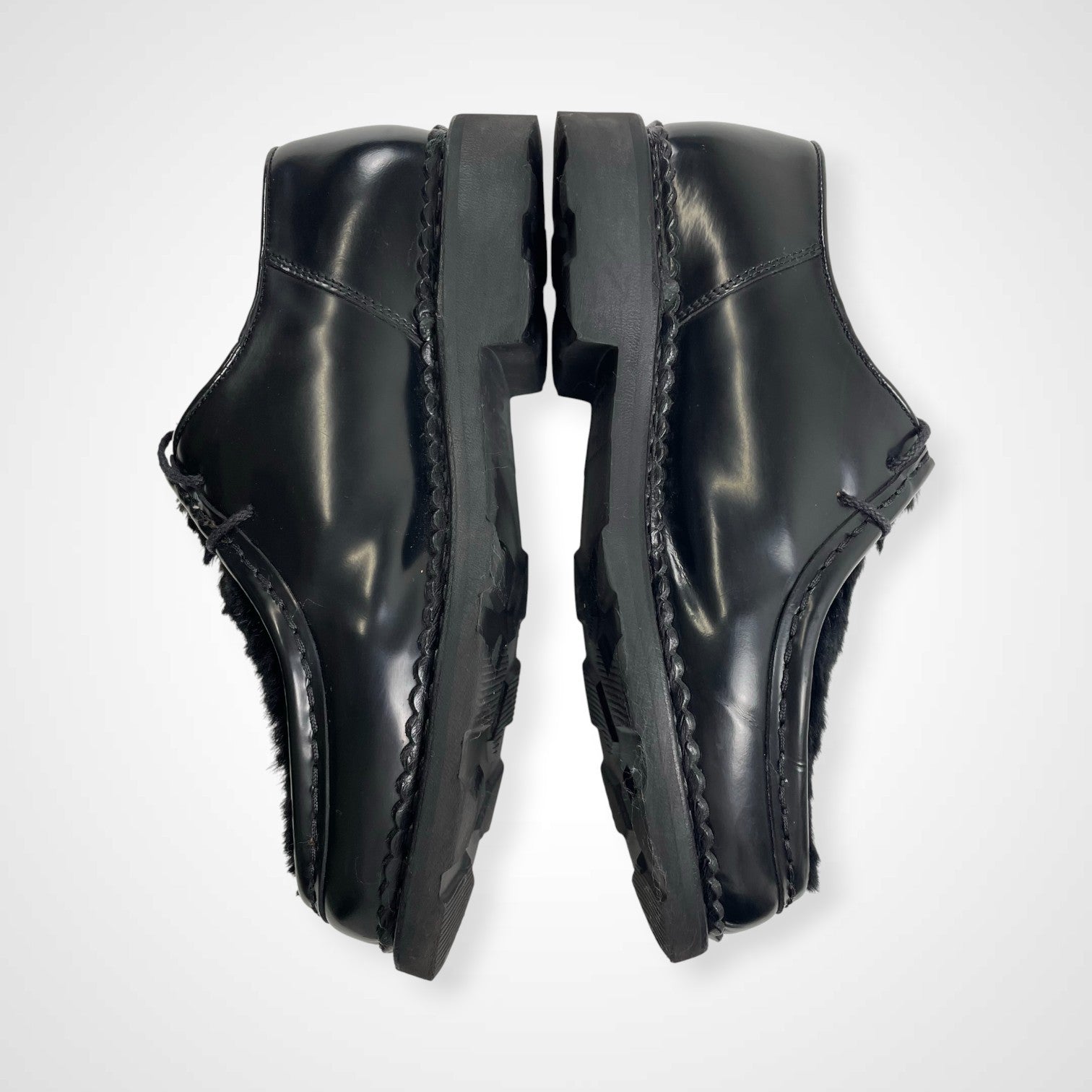 Paraboot × UNITED ARROWS パラブーツ ユナイテッドアローズ / チロリアンシューズ レッキスファー ブラック 参考定価：65,000+tax SIZE:5(24.5cm)