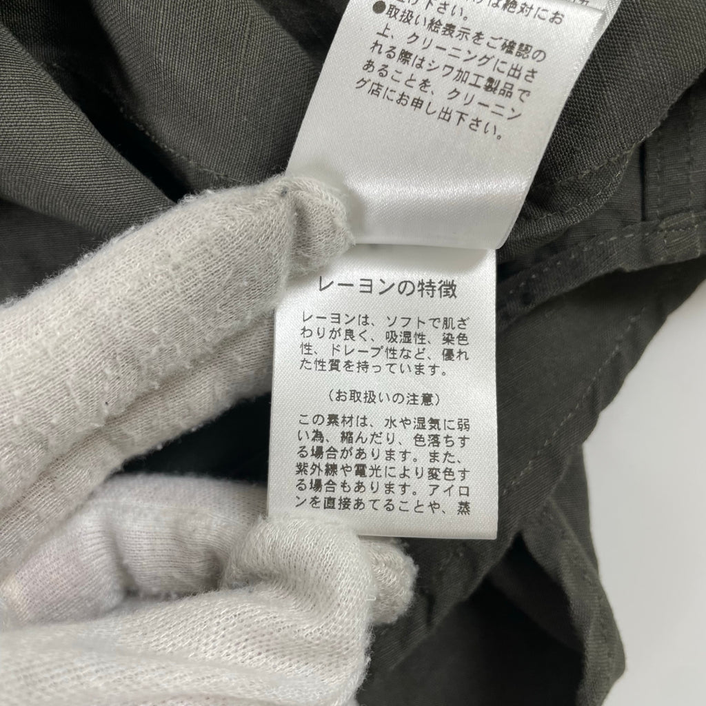 CLANE HOMME / ボックスワイドリネンシャツ 参考定価：28,000+tax SIZE:2