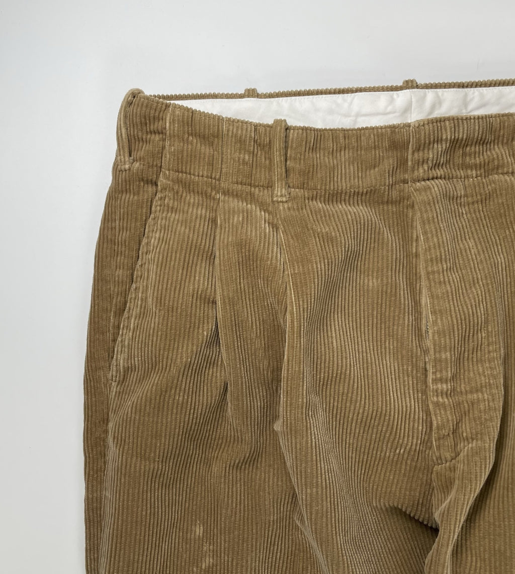 Steven Alan スティーブンアラン / 8Wヘビーウェイトコーデュロイツープリーツスラックス -BOLD  参考定価：20,000+tax SIZE：XL