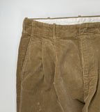 Steven Alan スティーブンアラン / 8Wヘビーウェイトコーデュロイツープリーツスラックス -BOLD  参考定価：20,000+tax SIZE：XL