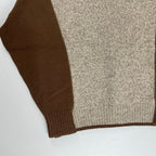 Christian Dior MONSIEUR クリスチャンディオール ムッシュ / 2トーンヴィンテージカーディガン ベージュ×ブラウン SIZE:L
