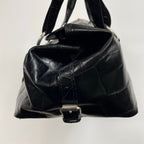 collection PRIVEE? コレクションプリヴェ / レザーボストンバッグ ブラック H.P FRANCE取扱い 参考定価：150,000程度