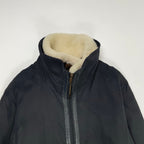 MAXMARA WEEKEND LINE / ボアカラーレザーパイピングコート 参考定価：120,000程度 SIZE:38