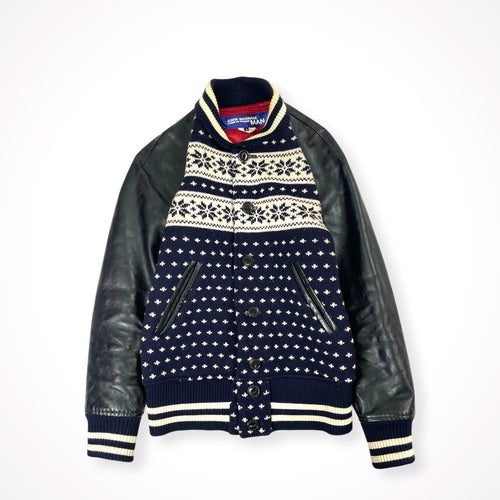 JUNYA WATANABE COMME des GARCONS MAN / 11AW ノルディック切替スタジャン SIZE:S