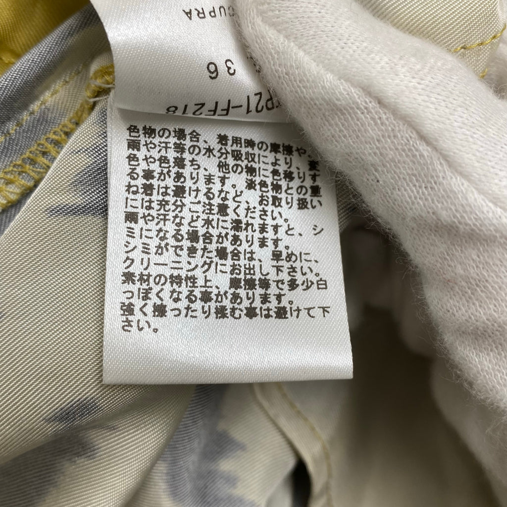 TOGA PULLA トーガプルラ / Inner print pants インナープリントパンツ 参考定価：36,000+tax SIZE:36