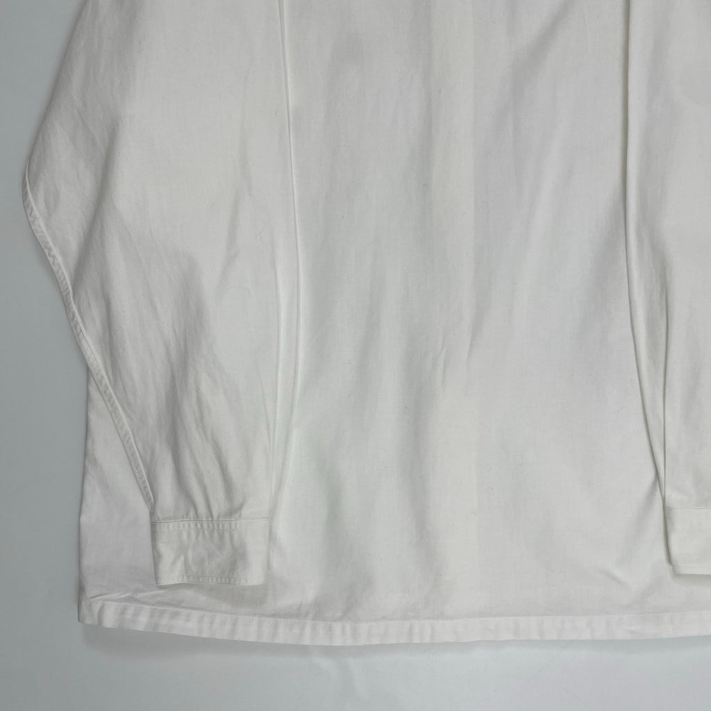 CELINE セリーヌ / 馬車刺繍ヴィンテージコットンシャツ ホワイト SIZE:L