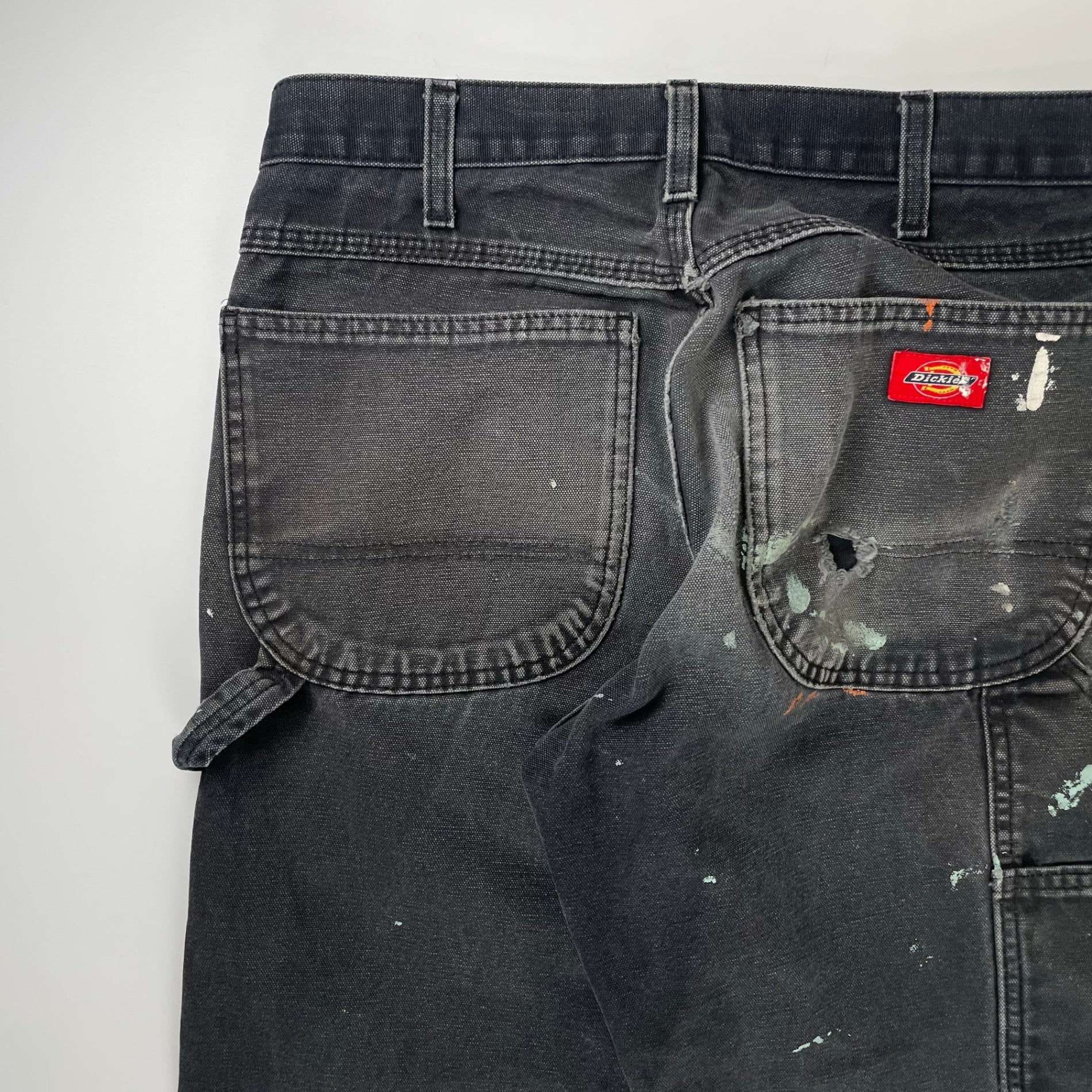 Dickies ディッキーズ / 90s ブラックフェード ダック地ペインターパンツ SIZE:83cm