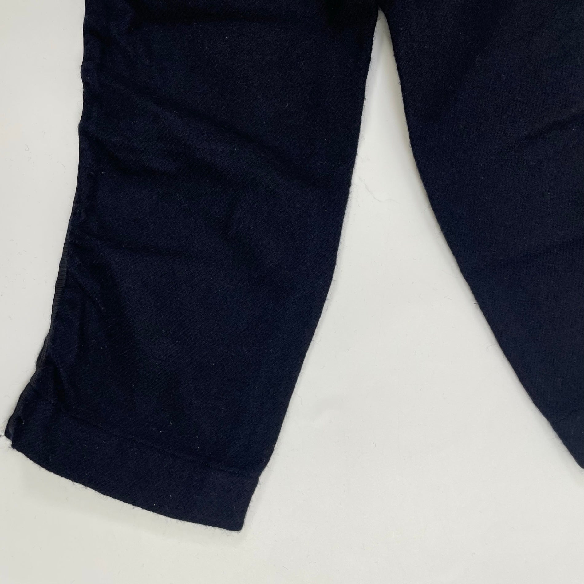 sacai サカイ / ウールツイードスラックス バナナスラックス 11AW ネイビー 参考定価：43,000+tax SIZE:1