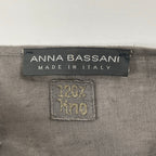 120％ LINO × ANNA BASSANI / コラボ リネンワンピース イタリア製 SIZE:42