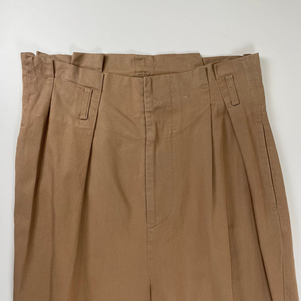 Dulcamara ドゥルカマラ / 2タックバルーン コットンパンツ ベージュ SIZE：0