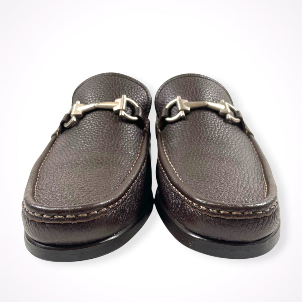 SALVATORE FERRAGAMO / ガンチーニローファー オールソール済  参考定価：70,000程度 SIZE:8 1/2