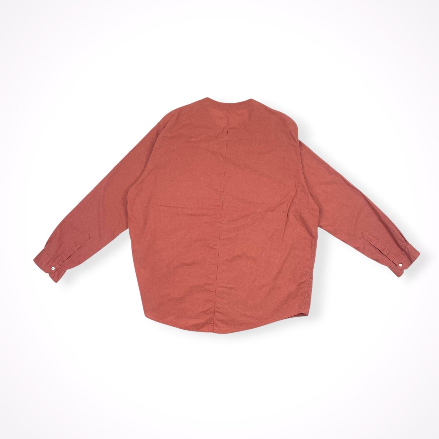 NO CONTROL AIR ノーコントロールエアー / コットンリネンラフボイル Vネックセミワイドシャツ 参考定価：20,000程度 SIZE：S