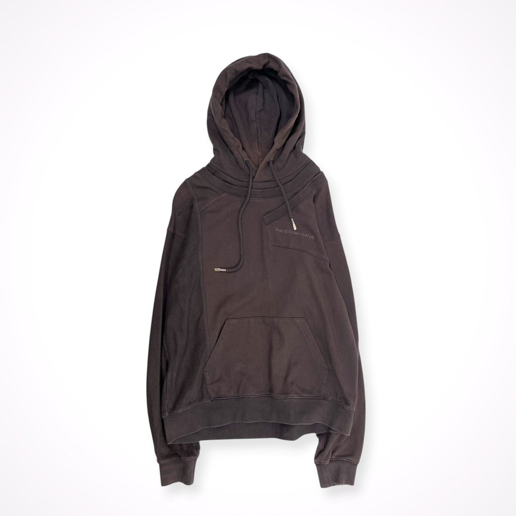 FenG CHen WANG / レイヤードデザインパーカー 参考定価：55,000程度 SIZE:M