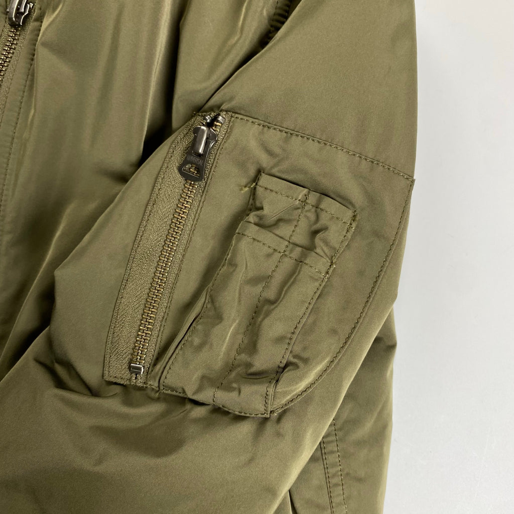 BRAHMIN ブラーミン / MA-1ジャケット 中綿 オリーブ SIZE：38