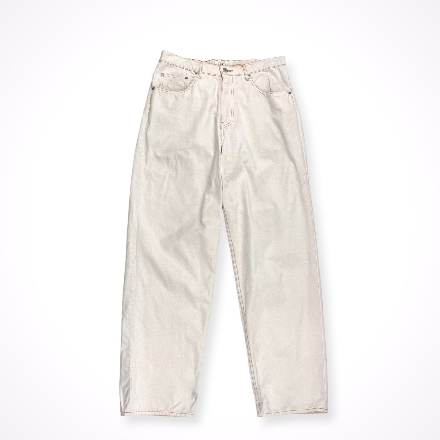 AURALEE / ORGANIC COTTON SLUB DUCK WIDE PANTS 参考定価：24,000+tax SIZE：34