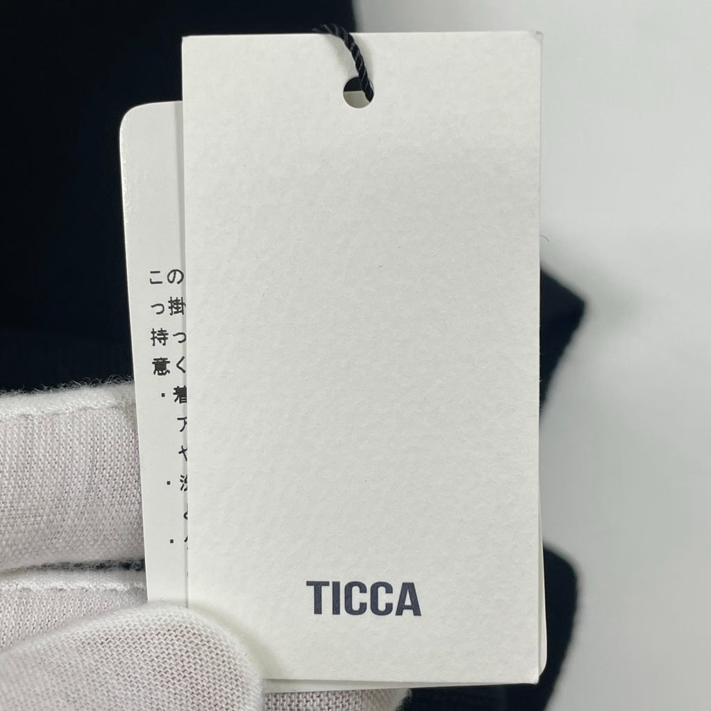 TICCA / ポケットデザインニットベスト 未使用品 参考定価：24,000+tax SIZE:FREE