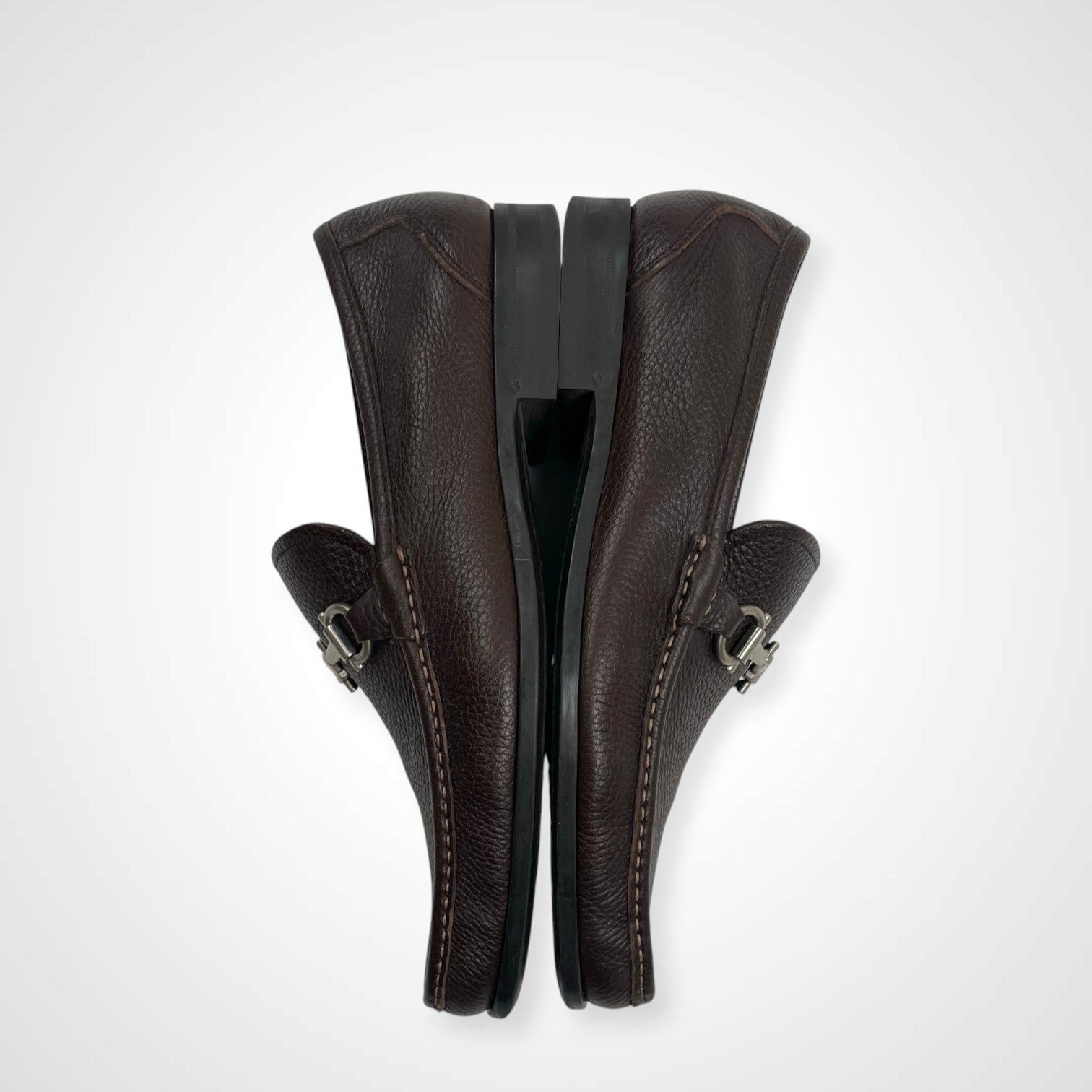 Salvatore Ferragamo サルバトーレ フェラガモ / ガンチーニビットローファー ブラウン 参考定価：70,000程度 SIZE:8 1/2