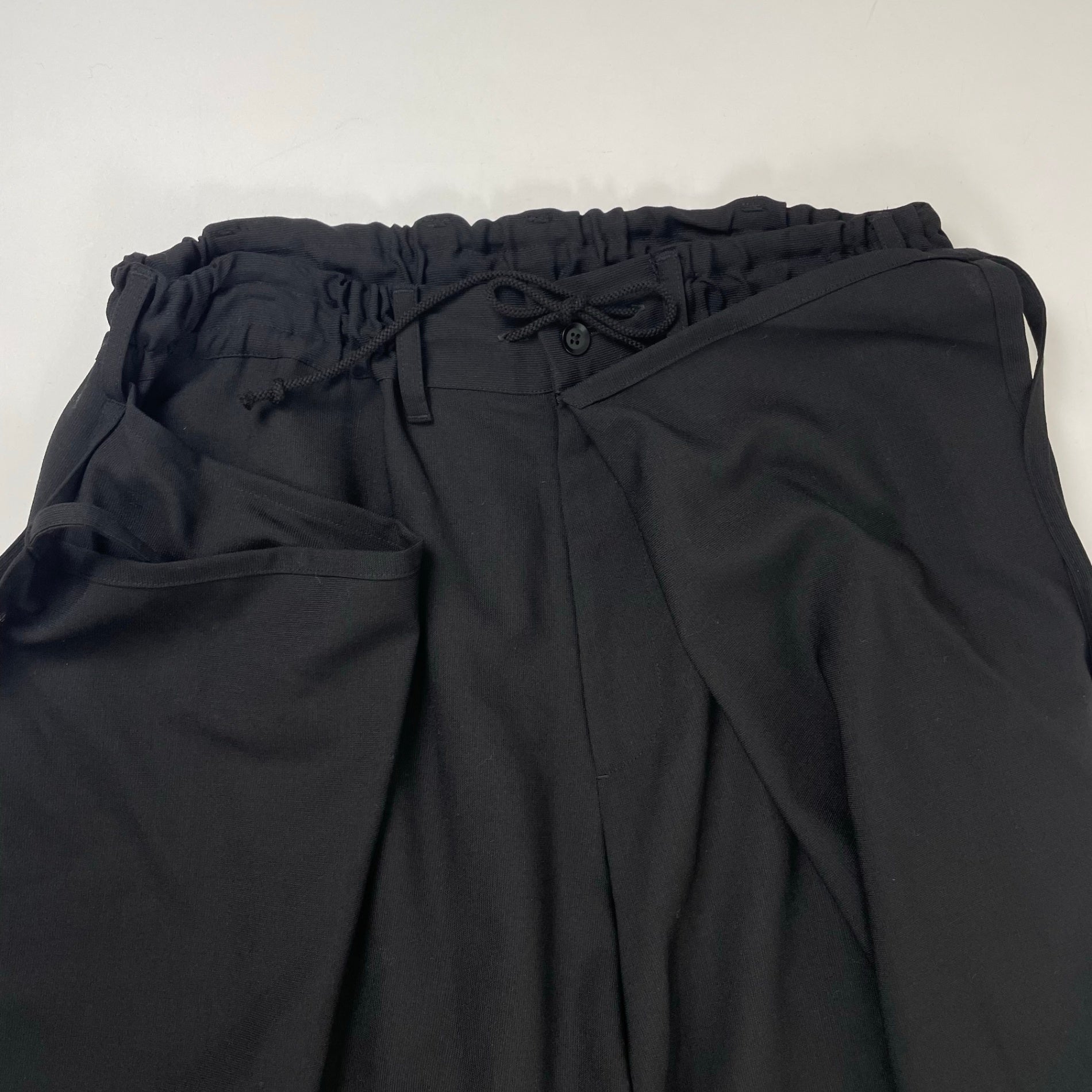 Ground Y yohji yamamoto / トロピカルウールラップパンツ ハカマ SIZE:3